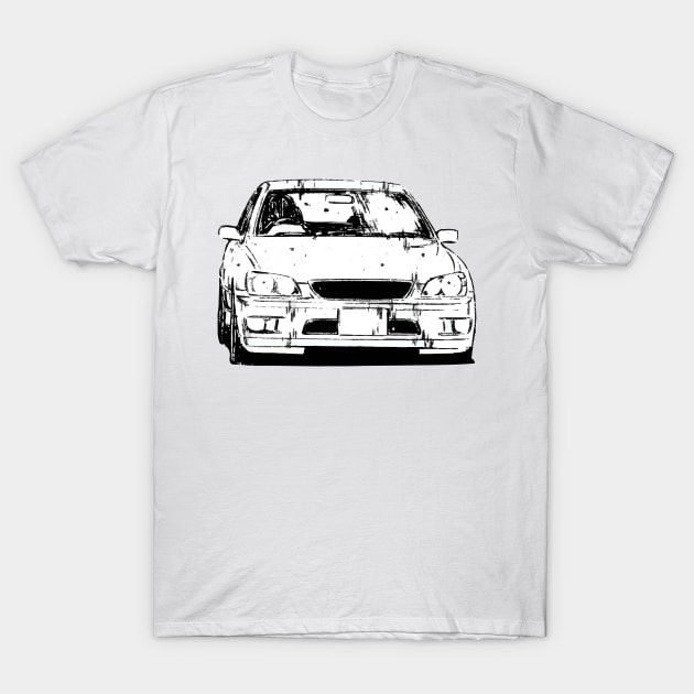 Daiki Ninomiya's Honda Civic [ Initial D] T-Shirt by Tad